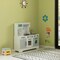 Gardenised Wooden Play Kitchen Toy, Light on Microwave, Cabinet, Washer, Sound Electronic Stove, Ages 3+ QI004209 - alternate 5